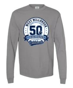 WMMS 50 Year Logo Adult Long Sleeves