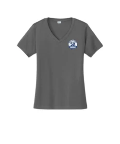 WMMS 50 Year Logo Ladies V-Neck