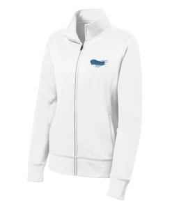 WMMS Scratch Embroidery Ladies Full Zip Hoodie