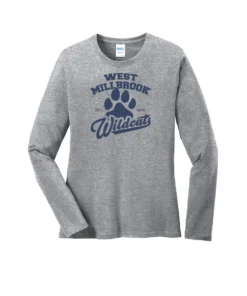 West Millbrook Middle EST Logo Ladies Long Sleeves