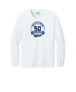 WMMS 50 Year Logo Youth Long Sleeves