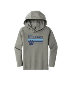 WMMS Stripes Youth Long Sleeve Hooded Tee