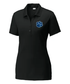 WMMS Paw Embroidery Ladies Polo
