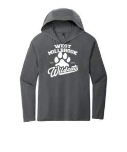 West Millbrook Middle EST Logo Adult Long Sleeve Hooded Tee