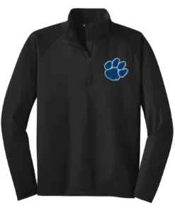 WMMS Paw Embroidery Tall Quarter Zip
