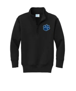 WMMS Paw Embroidery Youth Quarter Zip