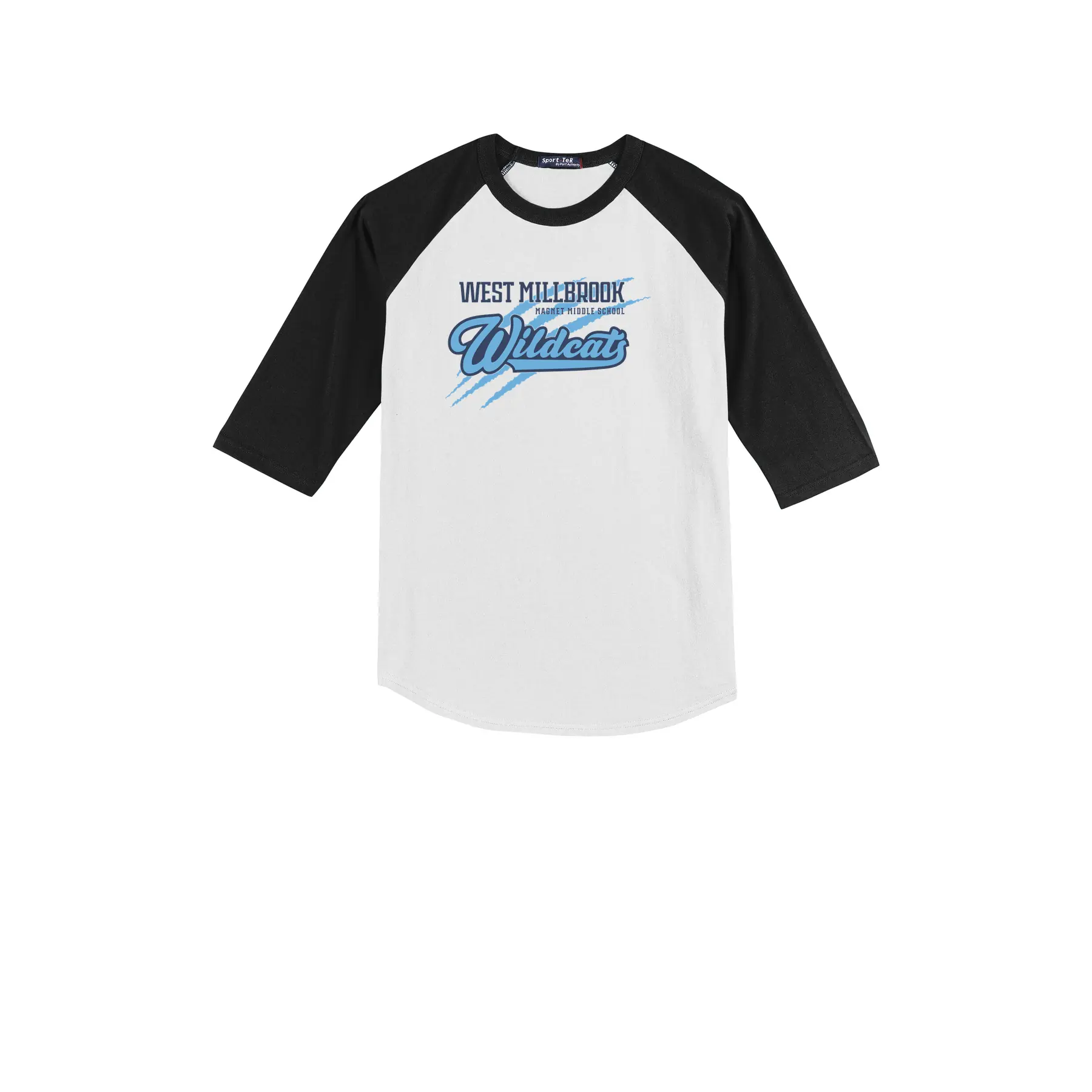 WMMS Wildcat Scratch Youth Baseball Tee - Image 1