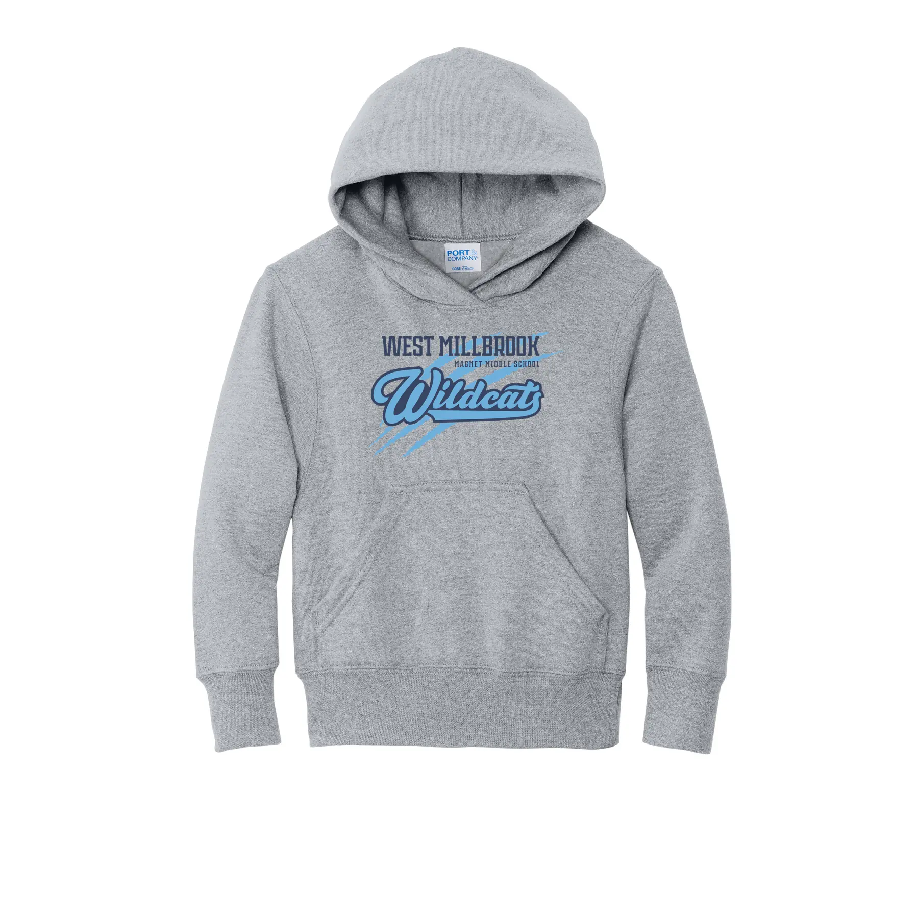 WMMS Wildcat Scratch Youth Hoodie - Image 1