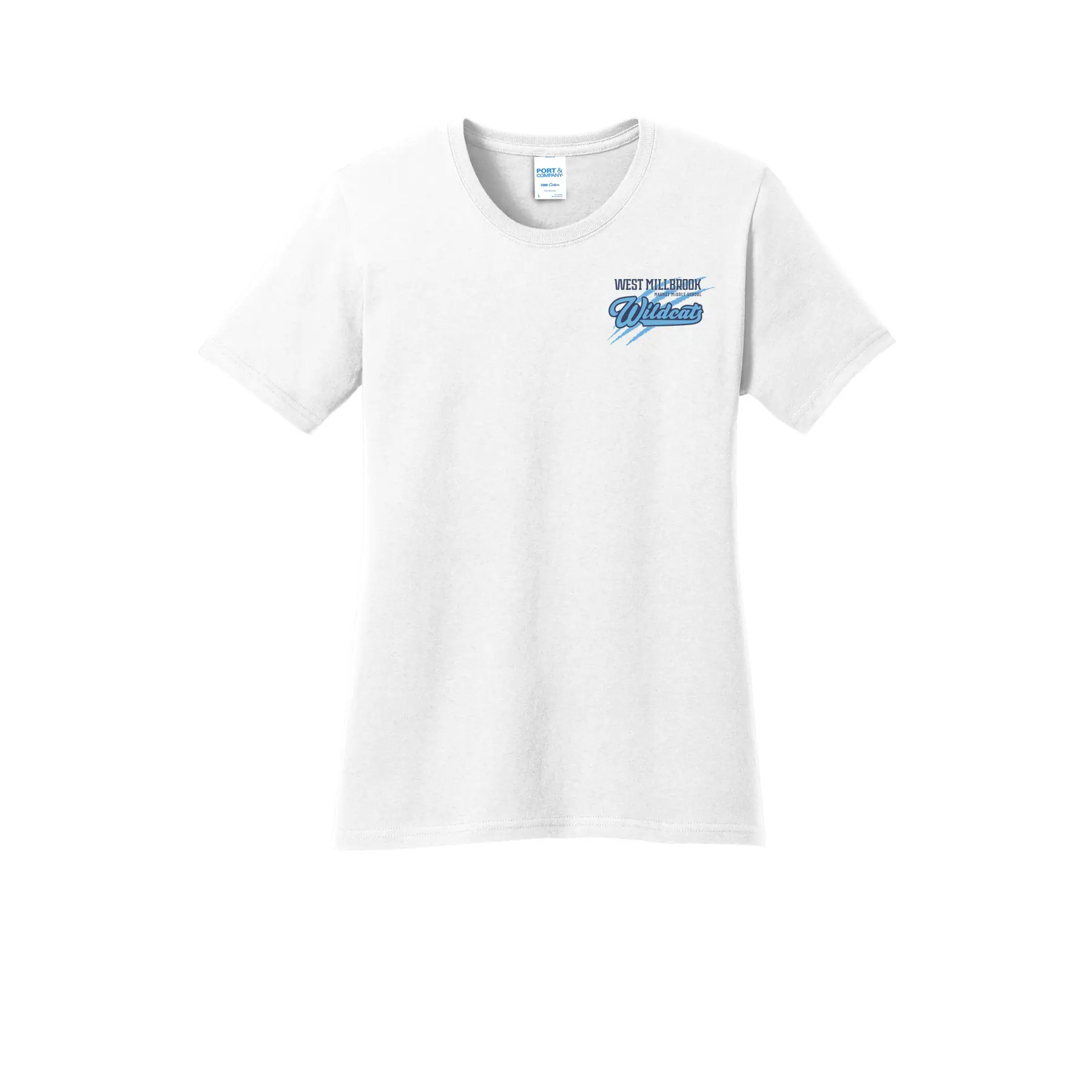 WMMS Wildcat Scratch Ladies T-Shirt - Image 1