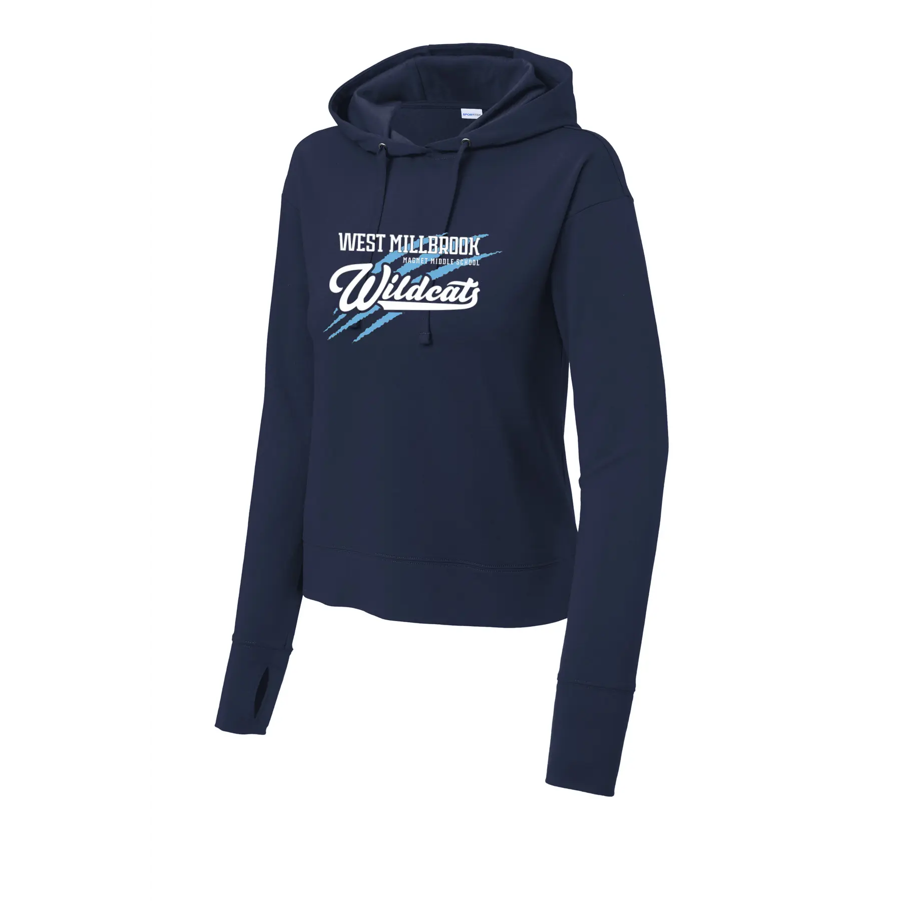WMMS Wildcat Scratch Ladies Hoodie - Image 1