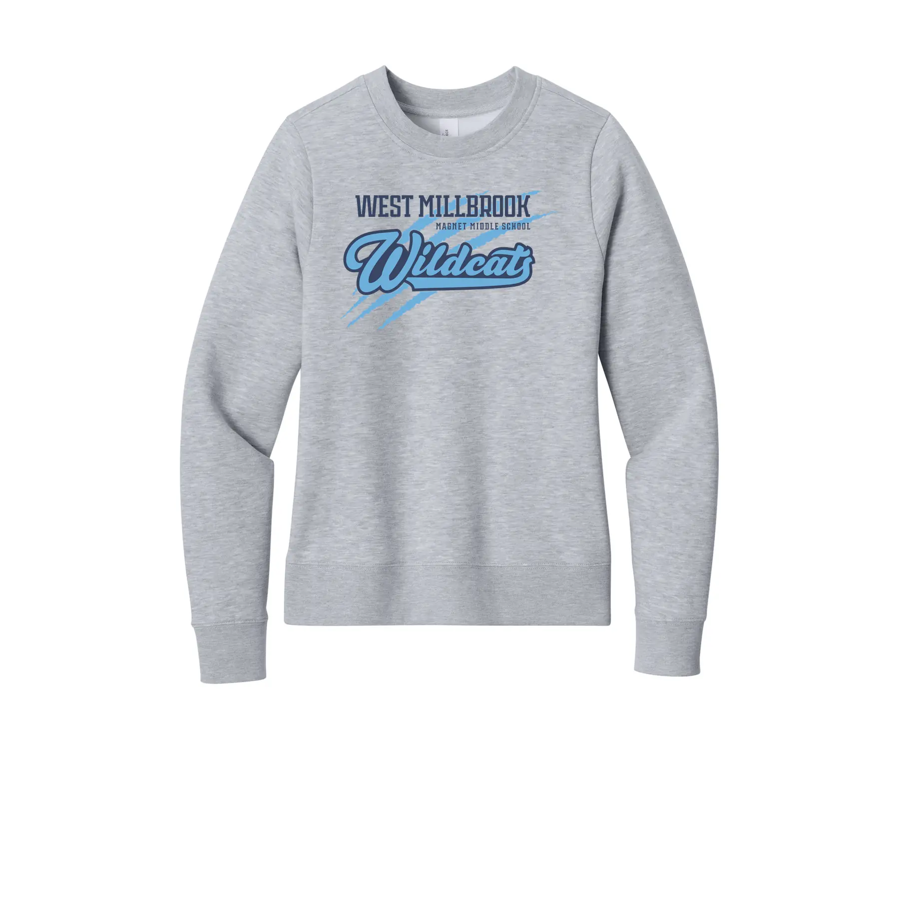 WMMS Wildcat Scratch Ladies Sweatshirt - Image 1